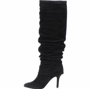 ISOLA, Black TALL FASHION BOOT, BLACK SUEDE, WOMEN